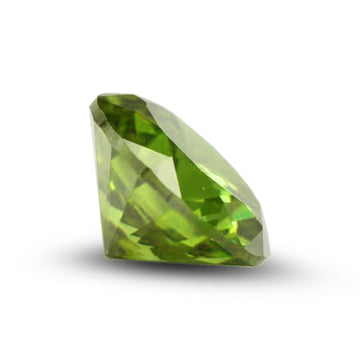 (Pack of 5) Round Simulated Dark Peridot CZ